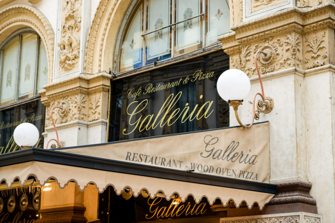 Ristorante Galleria Milano Italian restaurant